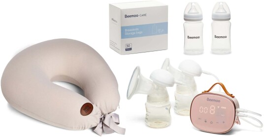 Beemoo CARE Dobbel Elektrisk Brystpumpe Ammepakke Twilight Mauve