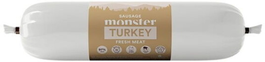 Monster Pet Food Hundepølse Kalkun 200 g Våtfôr til Hund