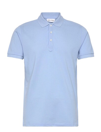 Enkel Studio Polo Shirt Blue L