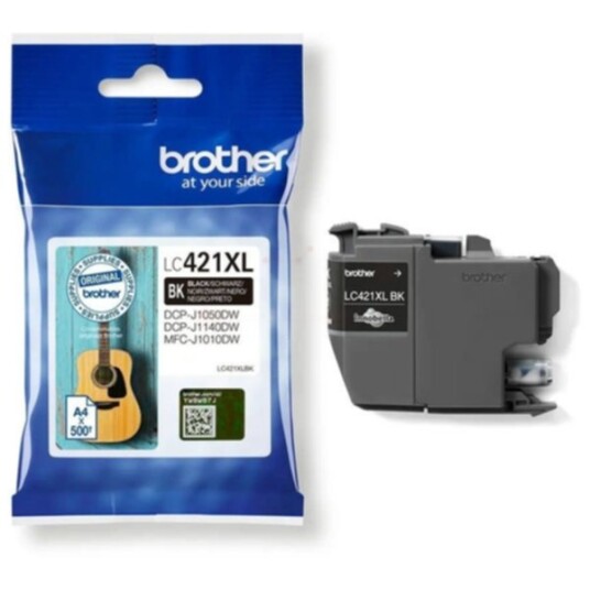 Brother LC421BKXL Blekkpatron svart, 500 sider