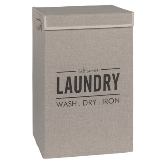 Esbada Laundry Skittentøykurv 62L Lysbeige Lin Beige Esbada Laundry Skittentøykurv 62L Lysbeige Lin Beige