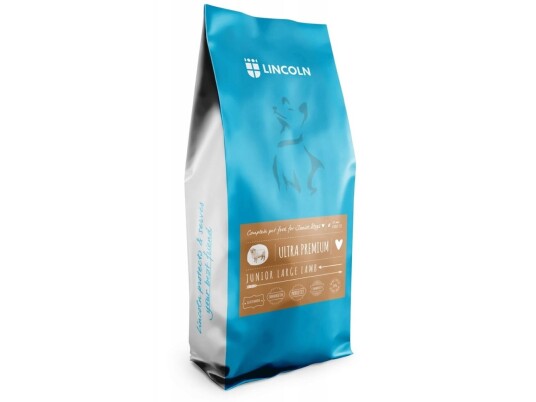 Lincoln Ultra Premium Junior Large Lamb Tørfoder Til Hunde 12Kg