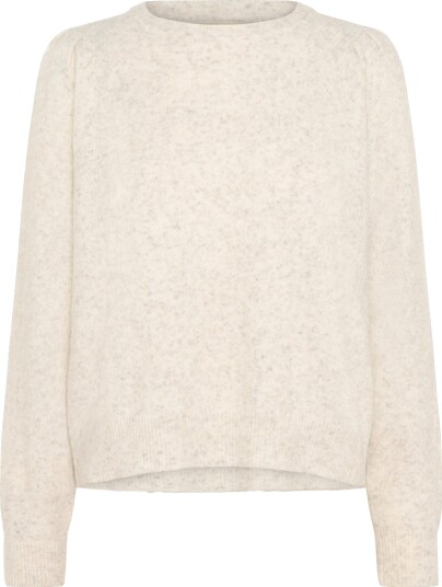 Peppercorn Pcmartine Grs Rws Knit Pullover   Cream   XS