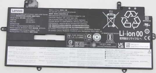 Celxpert L20c4p71 Batteri Til Bærbar Pc Litiumion 4-Cellers 3695 Mah 57 Wh Fru 5B10W13974