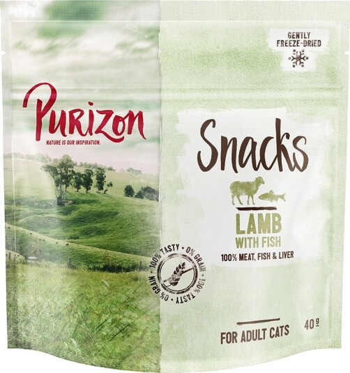 Purizon Snack & Kornfri Lam Fisk 3 X 40 G Purizon Snack & Kornfri Lam Fisk 3 X 40 G