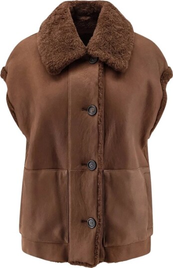 Brunello Cucinelli, Dame, Jakker, Brun, M,