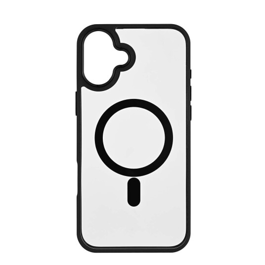 ONSALA Ryggstøtfanger Clear Case MagSerie iPhone 16 Plus Clear Case Svart