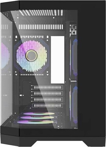 Darkflash FT418 Gaming Kabinett med 6 aRGB Vifter Svart