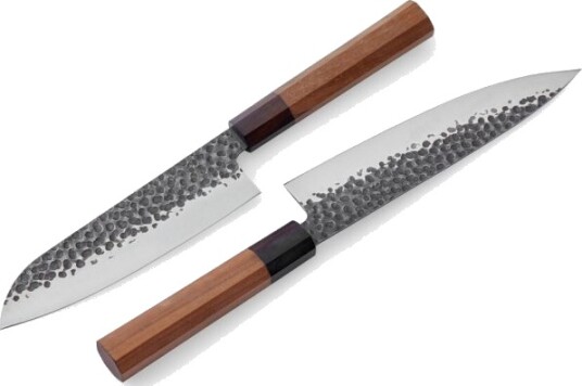 Orrefors Jernverk 2 pakning Knivsett med hamret blad