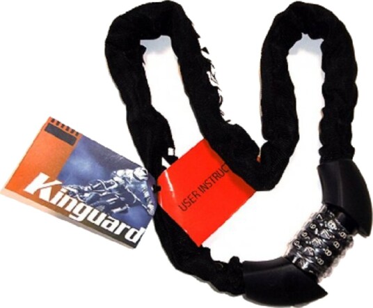Sykkellås KINGUARD 4026C 90cmx6mm Black