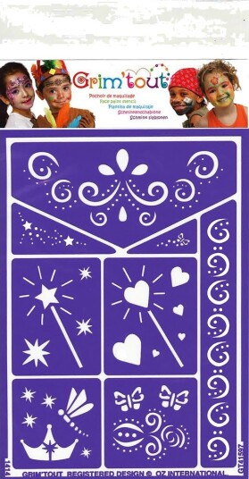 Grim'Tout Sjablong Feer og prinsesse motiv Grim'Tout Sjablong Feer og prinsesse motiv