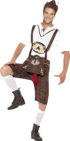 Bavarian Wurst Oktoberfestkostyme Strl XL Bavarian Wurst Oktoberfestkostyme Strl XL