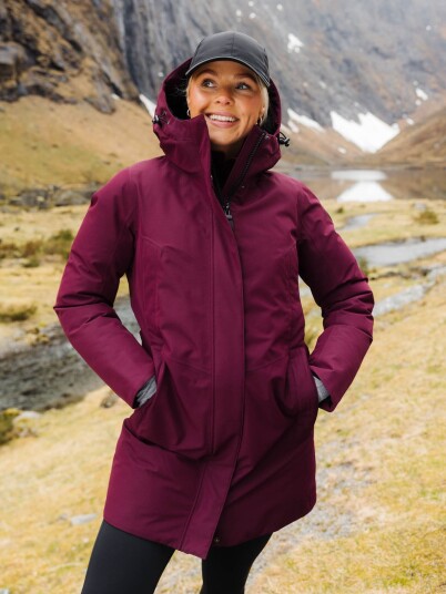 Twentyfour Aurora Warm Parkas Burgunder 50