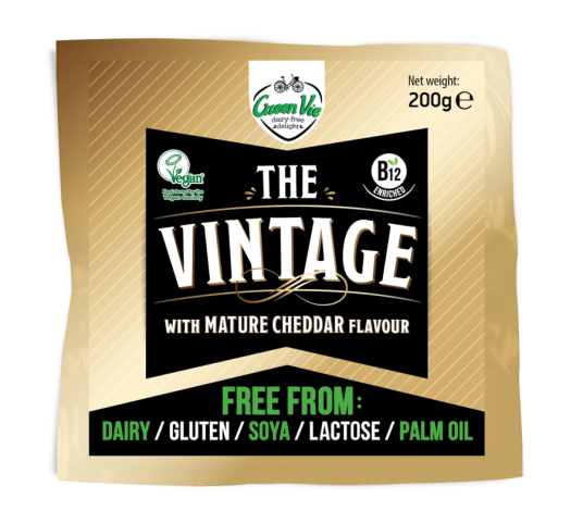 Greenvie Vintage Cheddar Blokk 200g Greenvie Vintage Cheddar Blokk 200g