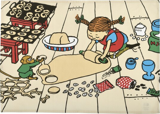 Pippi Bakig Kjøkkenhåndkle 50x70 cm