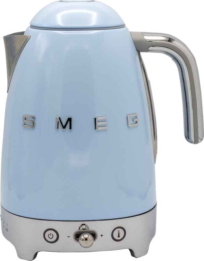 Smeg 50's Style Vannkoker med Justerbar Temperatur 1,7L Pastellblå Smeg 50's Style Vannkoker med Justerbar Temperatur 1,7L Pastellblå