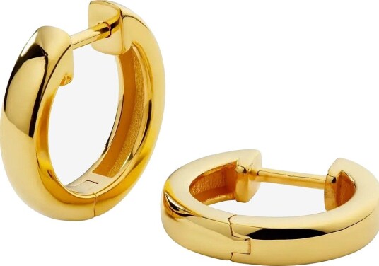Syster P Cavelle Big Plain Hoops Gold - GOLD - One Size