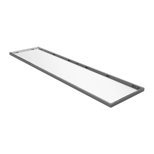Slidedrain Slukrenne Eksentrisk Tile Børstet Stål / 80cm