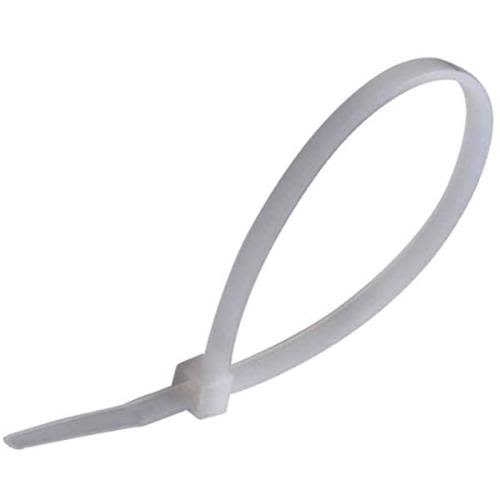 Gelia 4005320372 Buntebånd 140 x 3,6 mm hvit 100 pakning Installasjonsmaterial