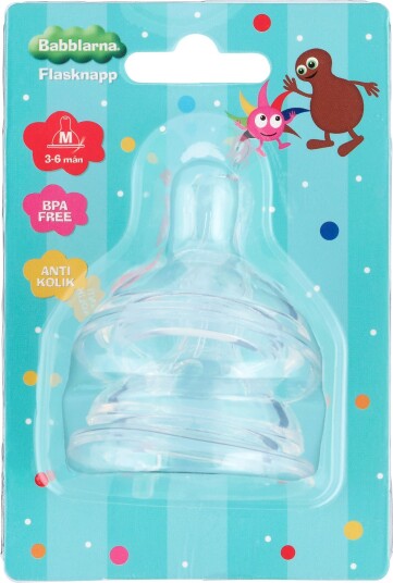 2B Baby Babblarna Flaskesmokk M 2-pack
