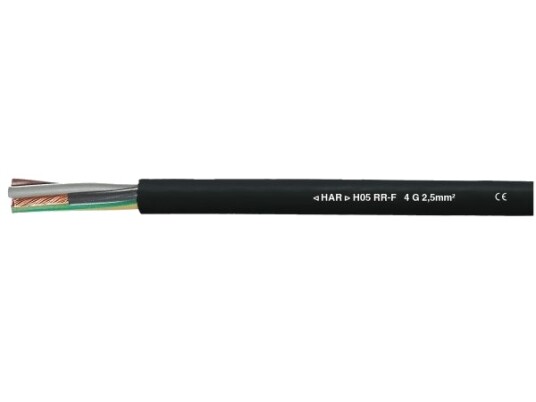 Helukabel H05rr-F 1 Mm² Svart Kopper 19 Kg/Km 72 Kg/Km 2000 V Helukabel H05rr-F 1 Mm² Svart Kopper 19 Kg/Km 72 Kg/Km 2000 V