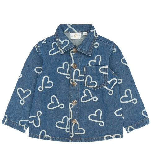 The New Tnstshea Os Denim Overshirt Blue 98