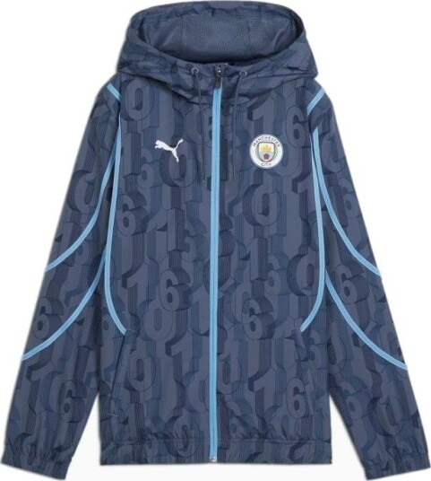 Manchester City Jakke Pre Match Woven Anthem Inky Blue/Blå Kvinner PUMA størrelse Medium