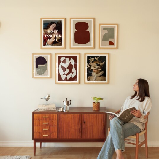 Neutral Modern Gallery Wall Set Plakat Plakat / 30x40cm