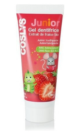 Coslys Strawberry Tannkrem For Barn, 50Ml