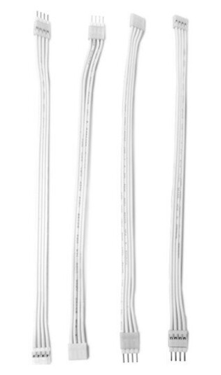 Kabel til Philips Hue Gradient LightStrip - 15 cm - Hvit - 4 stk Kabel til Philips Hue Gradient LightStrip - 15 cm - Hvit - 4 stk