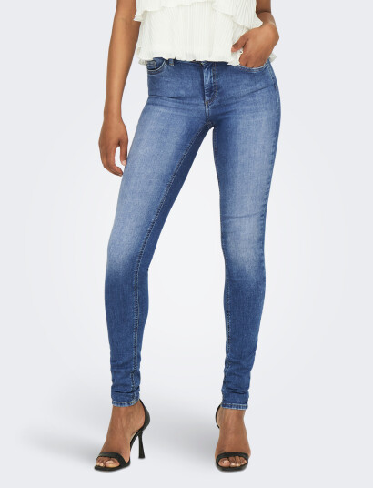 ONLY Onlblush Mid Skinny Dnm Rea12187 Noos - Blue - XS x 32 ONLY Onlblush Mid Skinny Dnm Rea12187 Noos - Blue - XS x 32