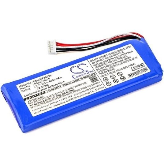 JBL Pulse 3 batteri (6000 mAh 3.7 V, Sort)