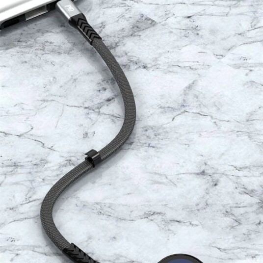 Dudao L10P USB-C til Lightning Kabel 20W 0,23m Svart