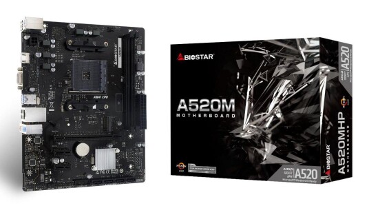 Biostar Motherboard Amd A520 Socket A520MHP Biostar Motherboard Amd A520 Socket A520MHP
