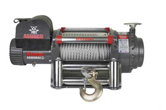 Warrior Winches 200SS24 Samurai Vinsj 24V Stålvaier 9072kg Heavy Duty