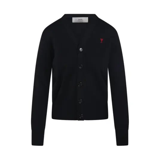 Ami Paris Dame Strikkevarer Svart XS, Ami Paris Dame Strikkevarer Svart XS,