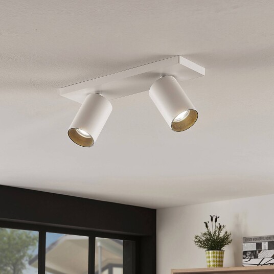 Arcchio Brinja spotlight 30 cm kantet 2 lyskilder hvit stk
