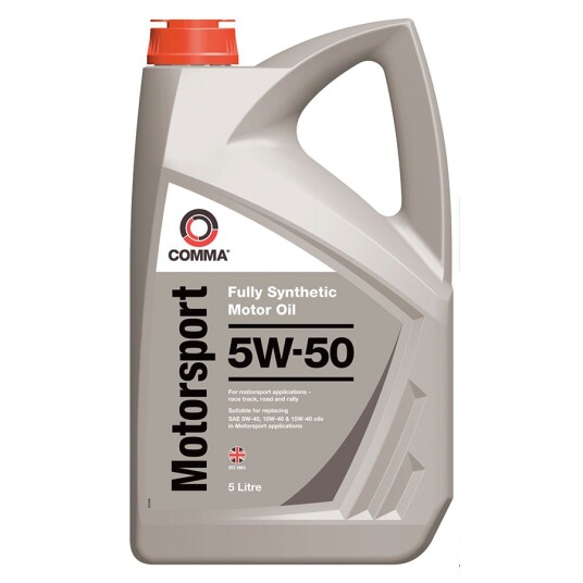 Motorolje COMMA MOTORSPORT 5W50 5L