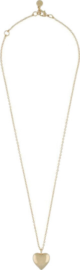 Snö Of Sweden Brooklyn Heart Pendant Necklace Plain Gold 45cm Snö Of Sweden Brooklyn Heart Pendant Necklace Plain Gold 45cm