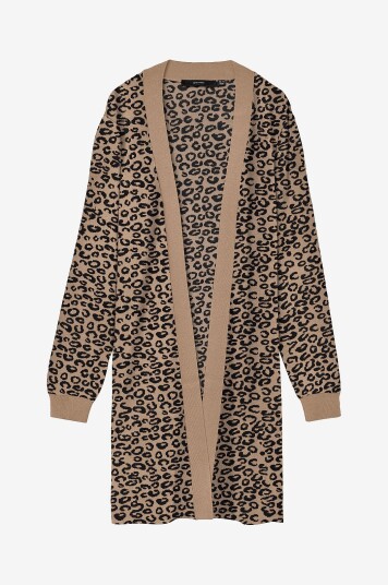 Vero Moda Curve - Kardigan vmNancy LS Open Cardigan Cur - Brun