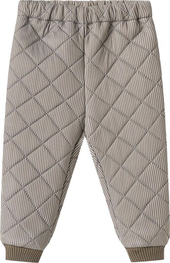 Wheat Termobukser Alex Brown Stripe Wheat 2 år (92) Termoklær Beige Brun