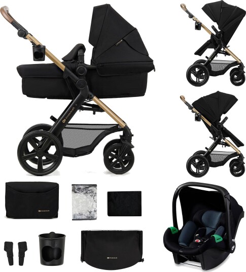 Kinderkraft MOOV 2 XL Air Kombivogn Pure Black