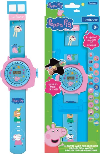 Peppa Gris Armbåndsur med Projektor