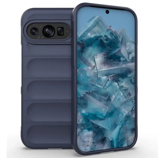 EIDERWOOD Google Pixel 9 / Pixel 9 Pro Fleksibelt Plastdeksel - Mørk Blå