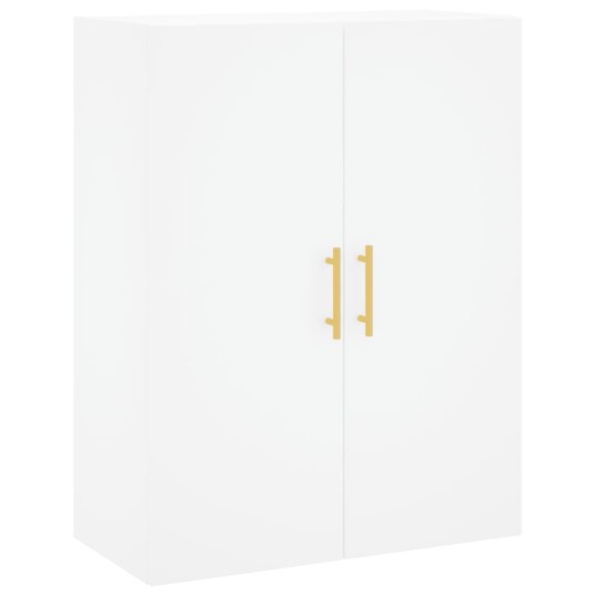 vidaXL Highboard hvit 69,5x34x180 cm konstruert tre 8720845475598
