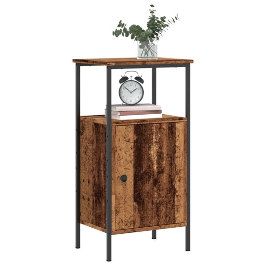Nattbord gammelt tre 41x31x80 cm konstruert tre 8721158444875