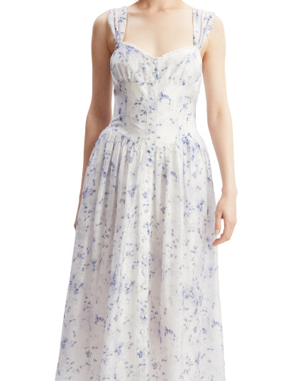 Bardot Malea Midi Dress - White - 36