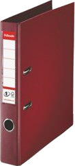 Esselte Brevordner NO1 A4, 50mm, bordeaux 10 stk Esselte Brevordner NO1 A4, 50mm, bordeaux 10 stk