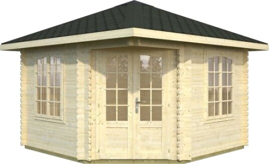 Palmako Lysthus melanie 9,6 10,9 m2. 44 mm laft Palmako Lysthus melanie 9,6 10,9 m2. 44 mm laft