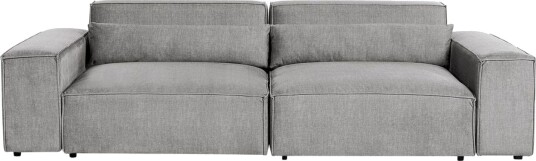 2 sitssoffa Beliani Hellnar Beige Grey